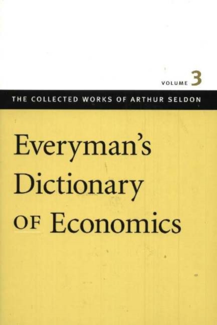 Everyman's Dictionary of Economics, Paperback / softback Book
