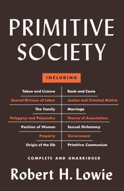 Primitive Society, Paperback / softback Book