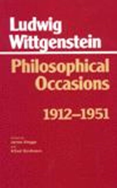 Philosophical Occasions: 1912-1951 : 1912-1951, Hardback Book
