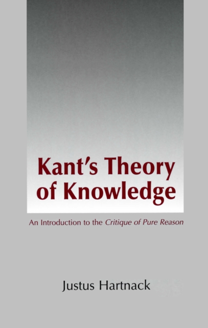 Kant's Theory of Knowledge, Paperback / softback Book