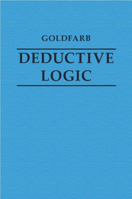 Deductive Logic, Hardback Book