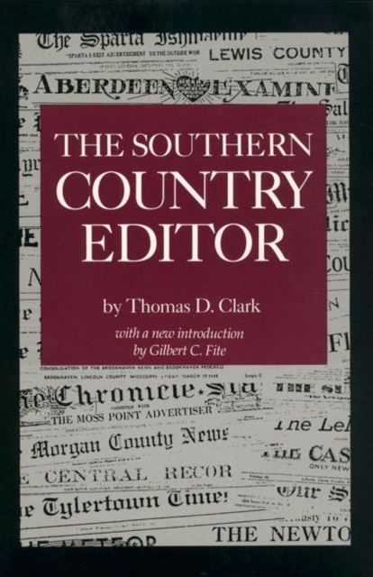 The Southern Country Editor, Paperback / softback Book