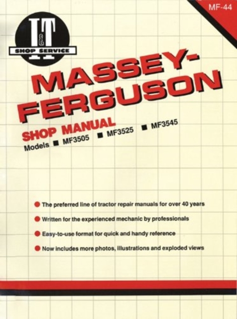 Massey-Ferguson MDLS MF3505 MF3525 & MF3545, Paperback / softback Book