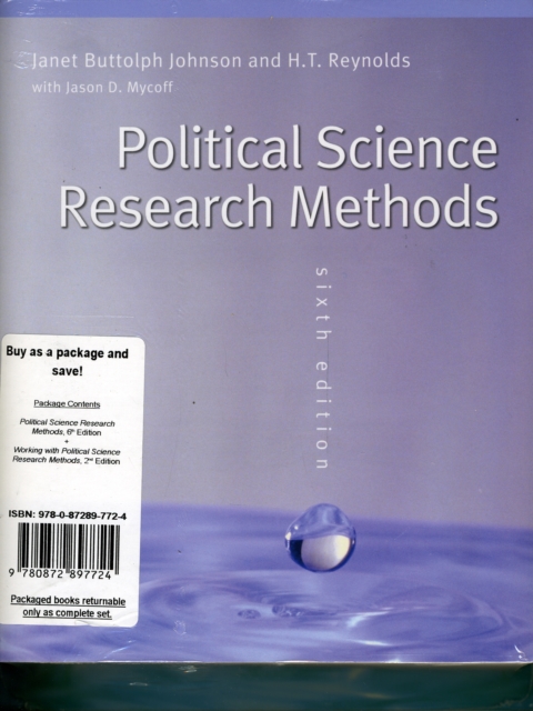 Political Science Research Methods, 6th Edition + Working with Political Science Research Methods, 2nd Edition, Book Book