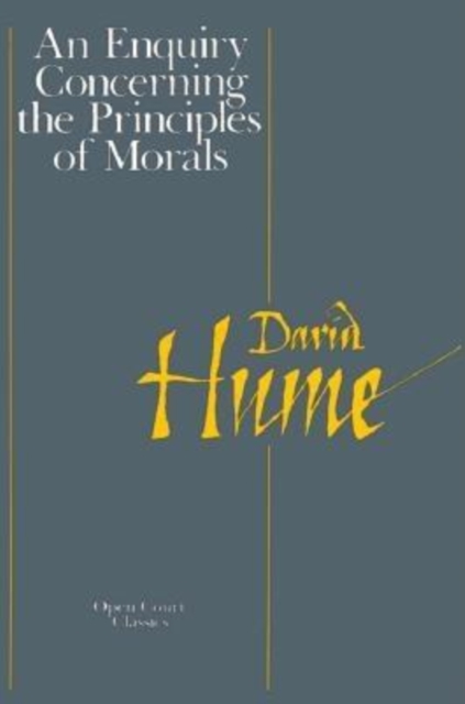 Enquiry Concerning The Principles of Morals, Paperback / softback Book