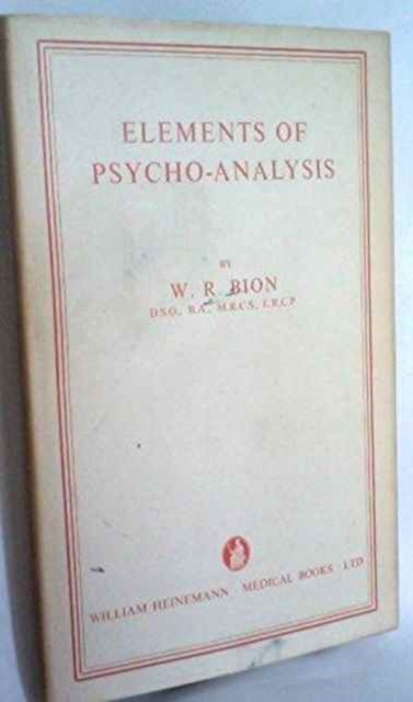 Elements of Psycho-Analysis, Hardback Book