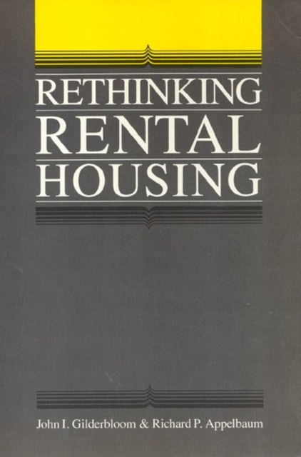 Rethinking Rental Housing, Paperback / softback Book