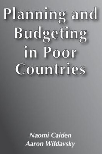 Planning and Budgeting in Poor Countries, Paperback / softback Book