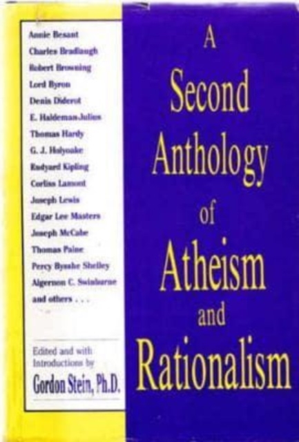 A Second Anthology of Atheism and Rationalism, Hardback Book