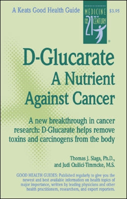 D-Glucarate, Paperback / softback Book