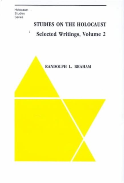 Studies on the Holocaust - Selected Writings, Hardback Book