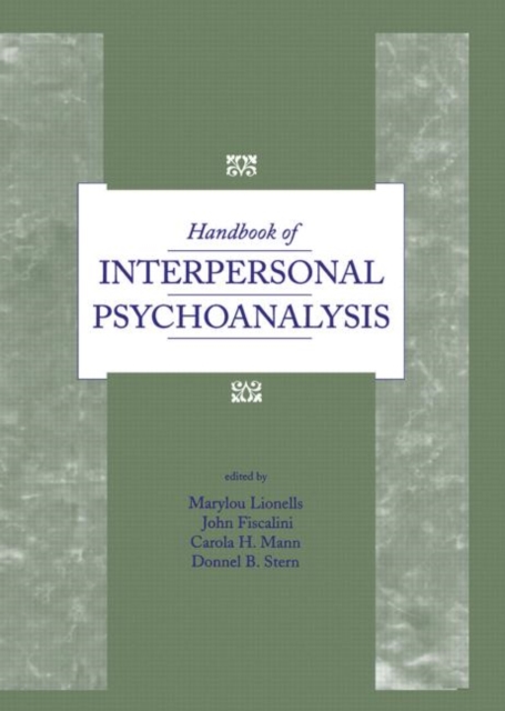 Handbook of Interpersonal Psychoanalysis, Hardback Book