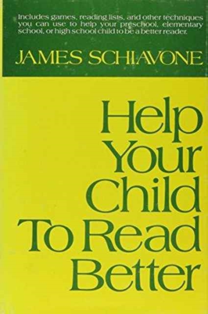 Help Your Child to Read Better, Hardback Book