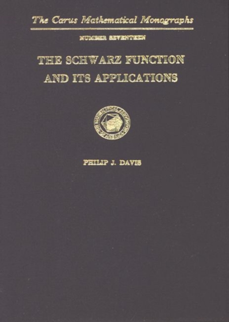The Schwarz Function and Its Applications, Paperback / softback Book