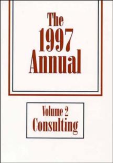 The Annual, 1997 Consulting, Paperback / softback Book
