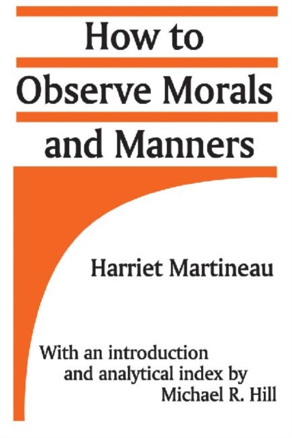How to Observe Morals and Manners, Paperback / softback Book