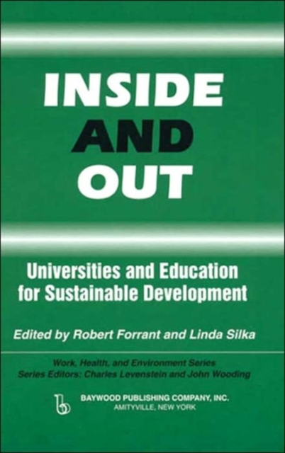 Inside and Out : Universities and Education for Sustainable Development, Hardback Book
