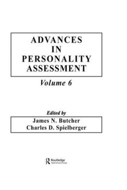 Advances in Personality Assessment : Volume 6, Hardback Book