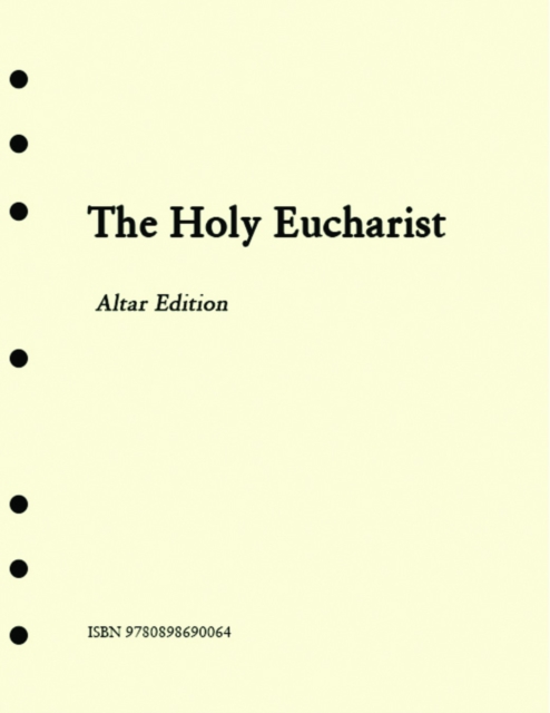 The Holy Eucharist Altar, Loose-leaf Book