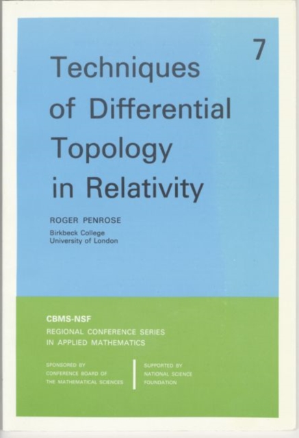 Techniques of Differential Topology in Relativity, Paperback Book