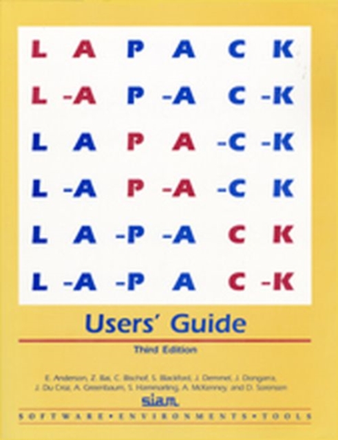 Lapack Users' Guide, Paperback Book