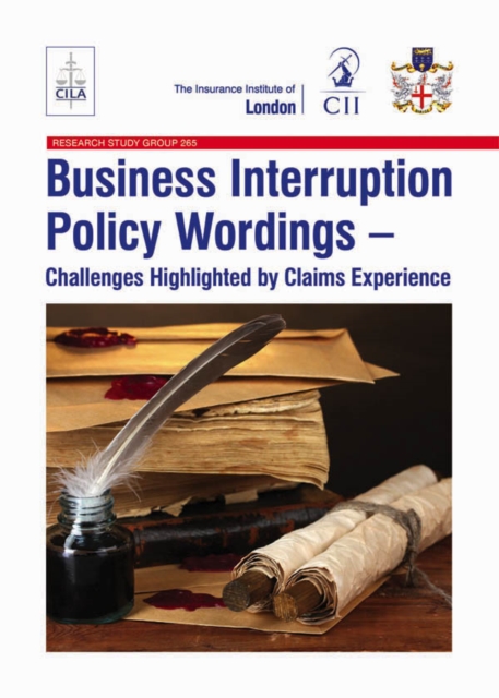 Business Interruption Policy Wordings, PDF eBook