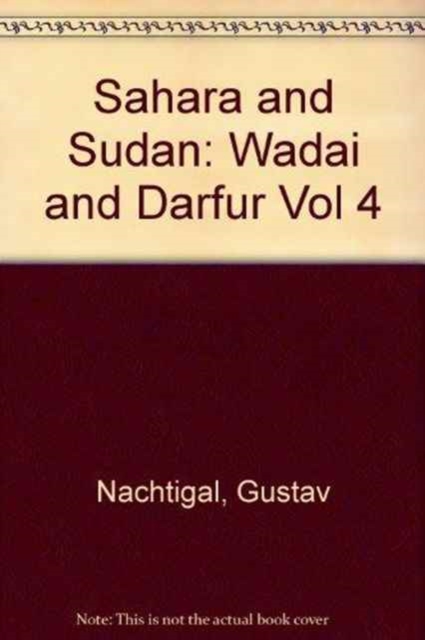 Sahara and Sudan, Hardback Book