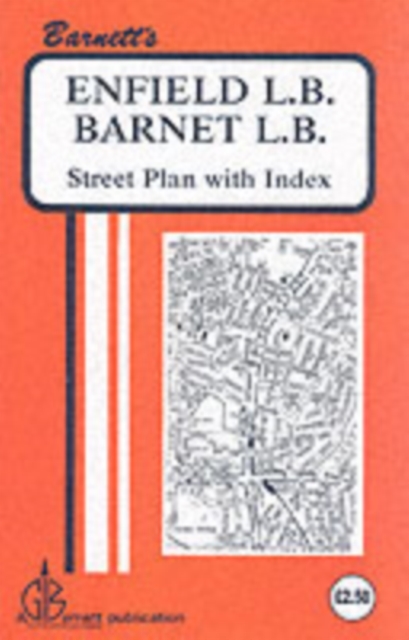 Enfield : Barnet, Sheet map, folded Book