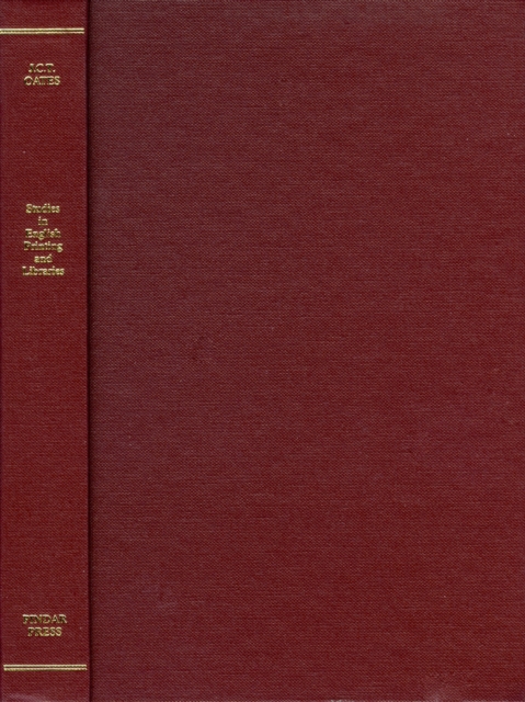 Studies in English Printing and Libraries, Hardback Book