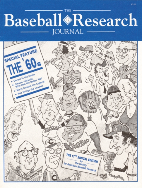 The Baseball Research Journal (BRJ), Volume 17, Paperback / softback Book