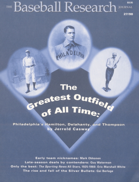 The Baseball Research Journal (BRJ), Volume 27, Paperback / softback Book