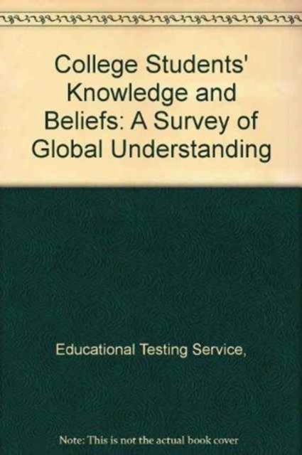College Students Knowledge Beliefs, Paperback / softback Book