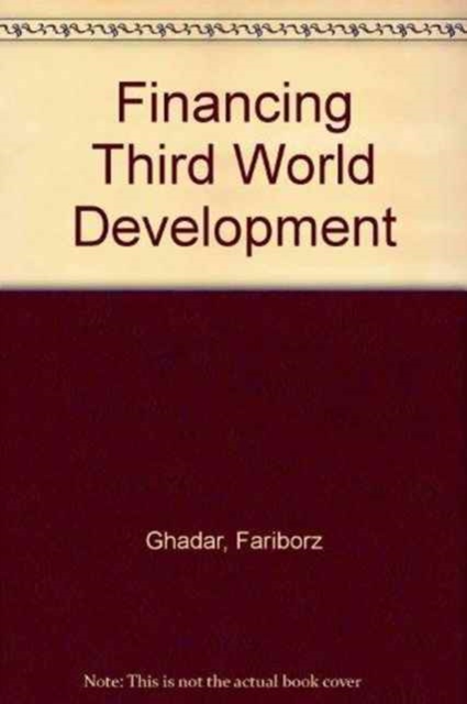 Financing Third World Development, Hardback Book