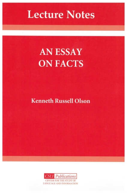 An Essay on Facts, Paperback Book