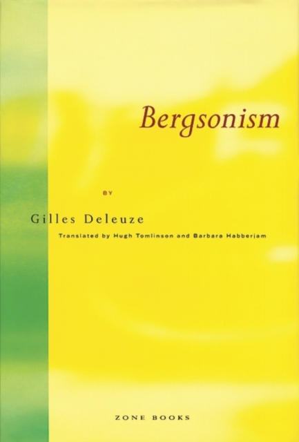 Bergsonism, Paperback / softback Book