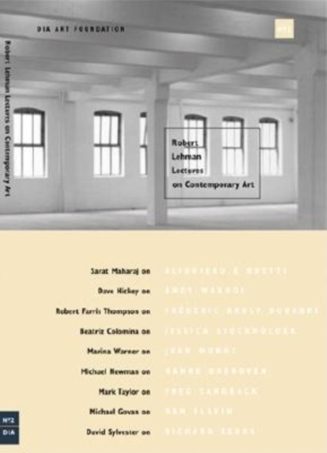Robert Lehman Lectures On Contemporary Art No. 2, Paperback / softback Book