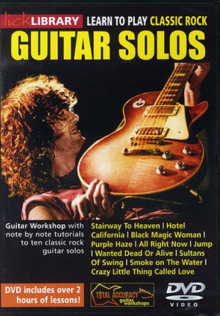 Lick Library: Learn to Play Classic Rock Guitar Solos, DVD  DVD