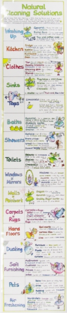 Natural Cleaning Solutions Chart, Wallchart Book