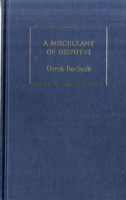 A Miscellany of Disputes, Hardback Book
