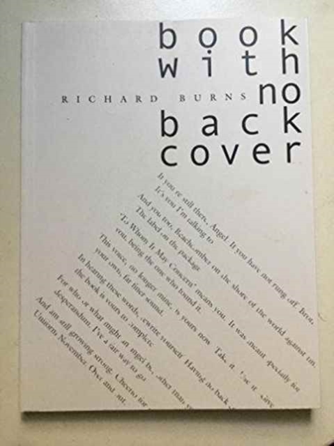 Book with No Back Cover, Paperback / softback Book