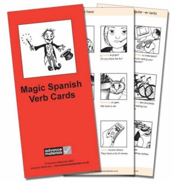 Magic Spanish Verb Cards Flashcards (8) : Speak Spanish More Fluently!, Cards Book