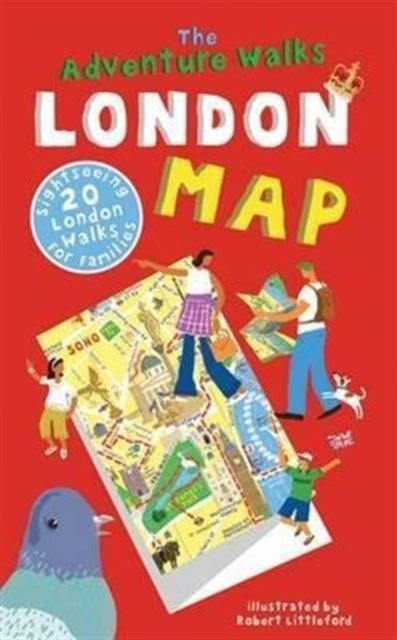 The Adventure Walks London Map : 20 London Sightseeing Walks for Families, Sheet map Book