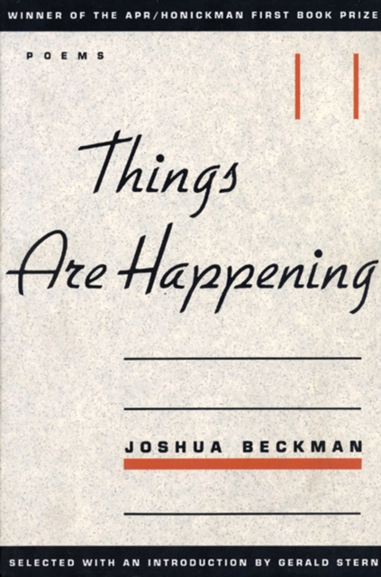 Things are Happening, Paperback / softback Book