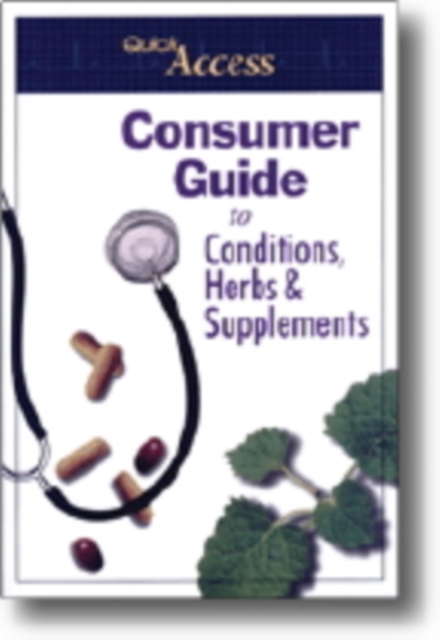 Consumer Guide to Conditions, Herbs & Supplements, Paperback / softback Book