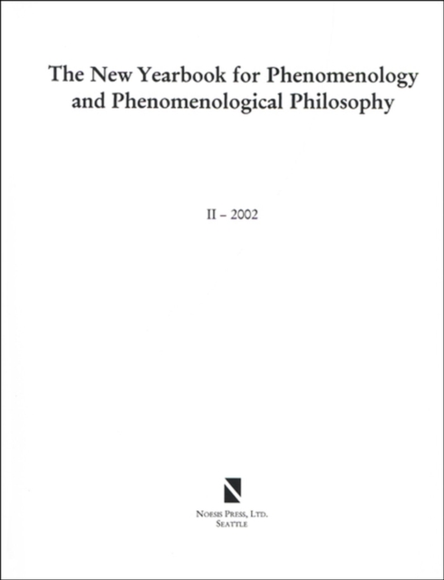 The New Yearbook for Phenomenology and Phenomenological Philosophy : Volume 2, Paperback / softback Book