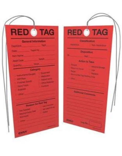 5S Red Tags, Loose-leaf Book