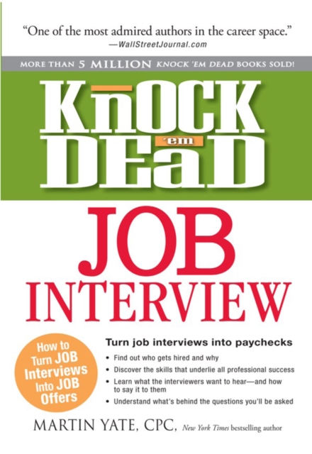 Knock 'em Dead Job Interview, PDF eBook