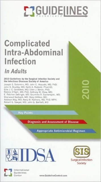 Complicated Intra-Abdominal Infection, Pamphlet Book