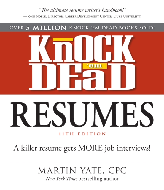Knock Em Dead Resumes 11th edition, EPUB eBook
