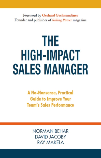 The High-Impact Sales Manager, EPUB eBook